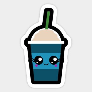 Kawaii Iced Coffee Sticker